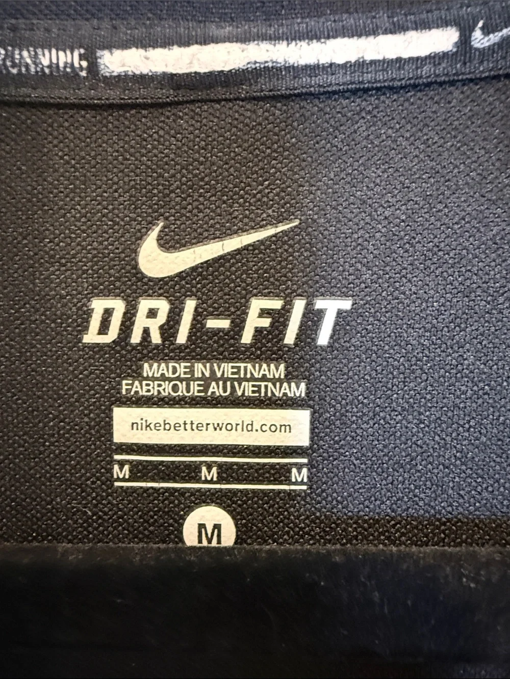 Nike Men’s Dri-FIT Black Quarter-Zip Pullover - Size M